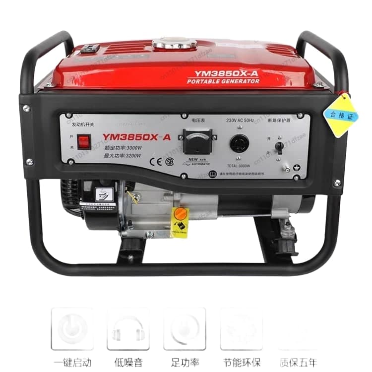 Groupe Électrogène Professionnel à Essence 220V – Haute Performance, Puissance de 3 kW à 10 kW
