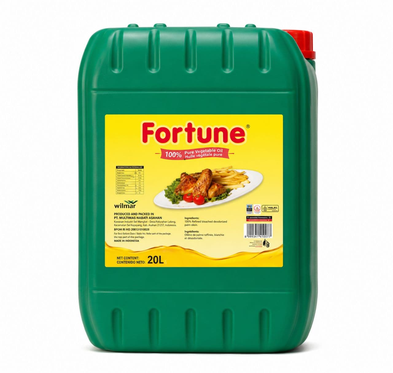 Huile Fortune raffinée – Huile végétale de qualité pour cuisine et friture